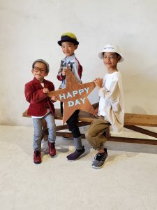 Rimu 幼児  Rui 小学生  Reo中学生